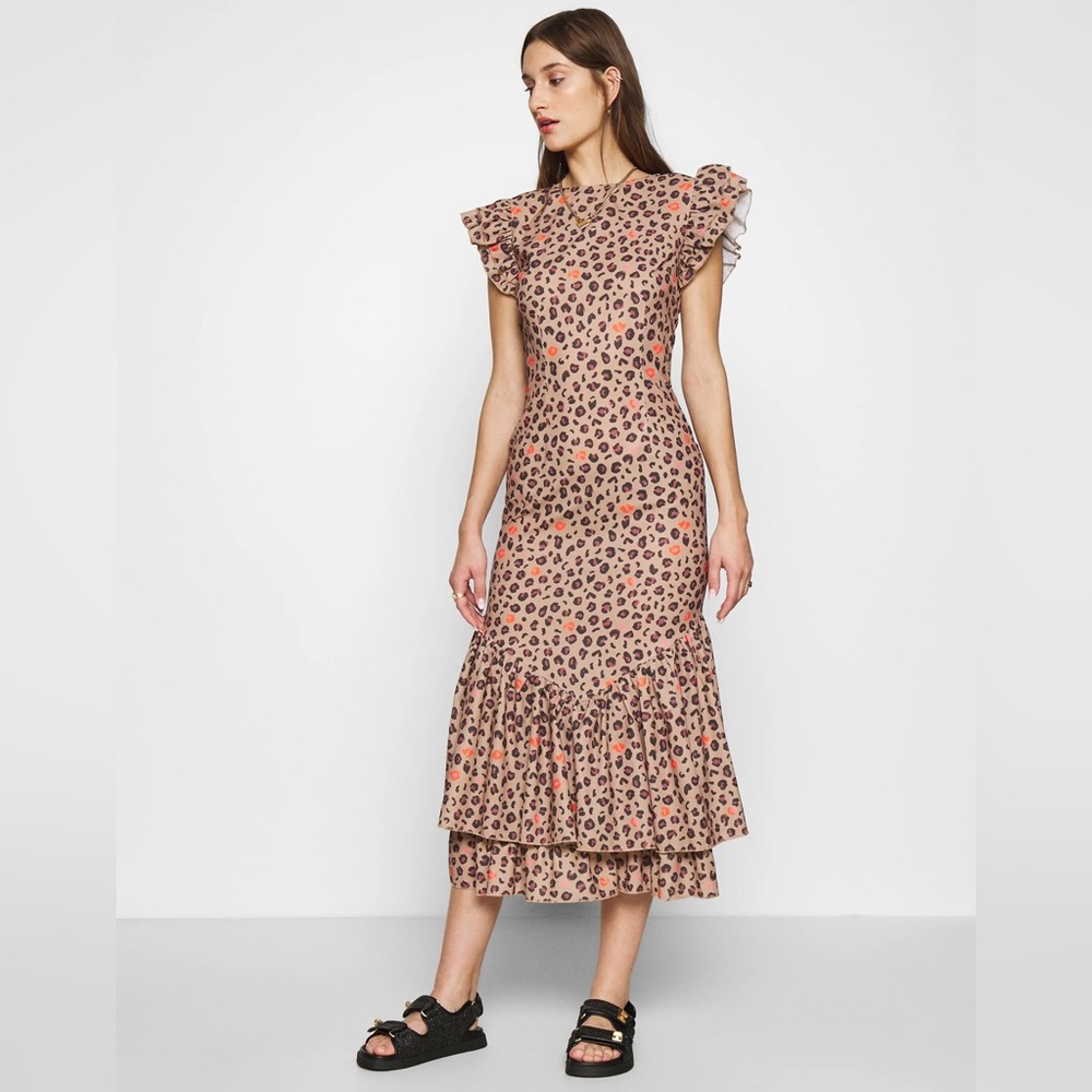 NWT Leopard Maxi Dress